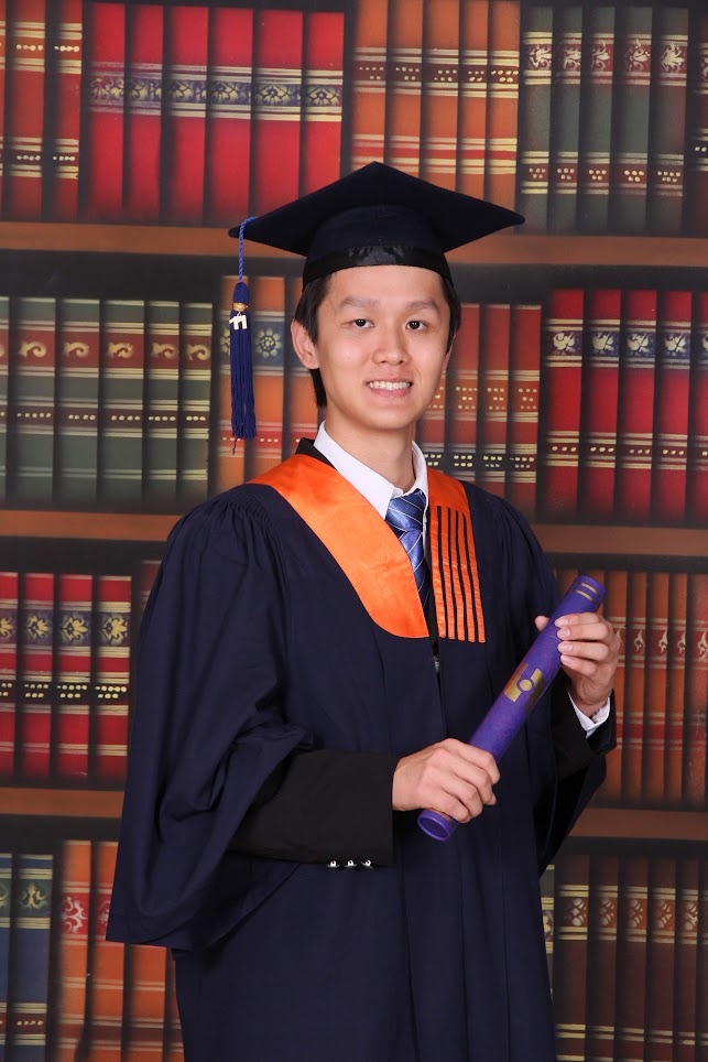 Jackson Yew as a mechanical engineering graduate