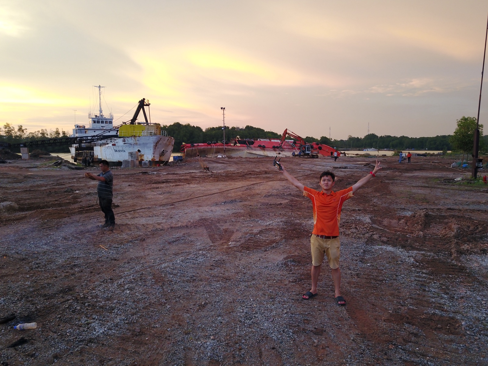 Ship salvaging operation from Jackson Yew's 2013 partnership